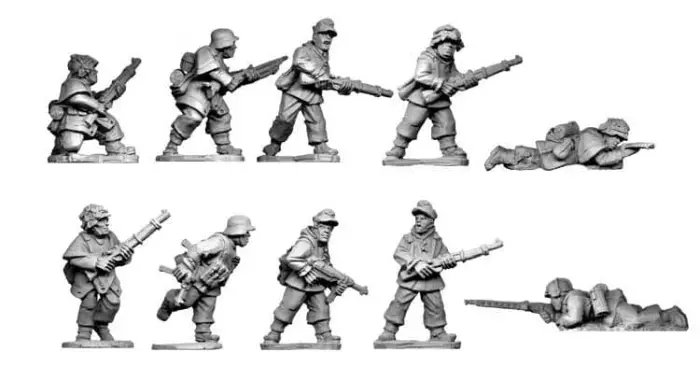 Late War German Infantry Squad II (In Smocks)