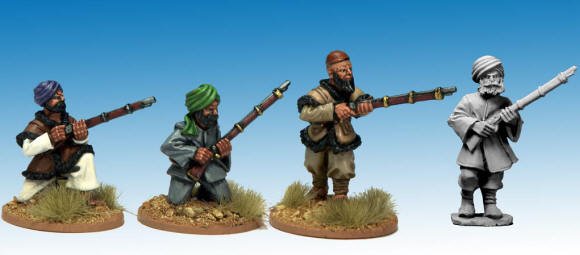 Afghan Irregulars with Muskets.