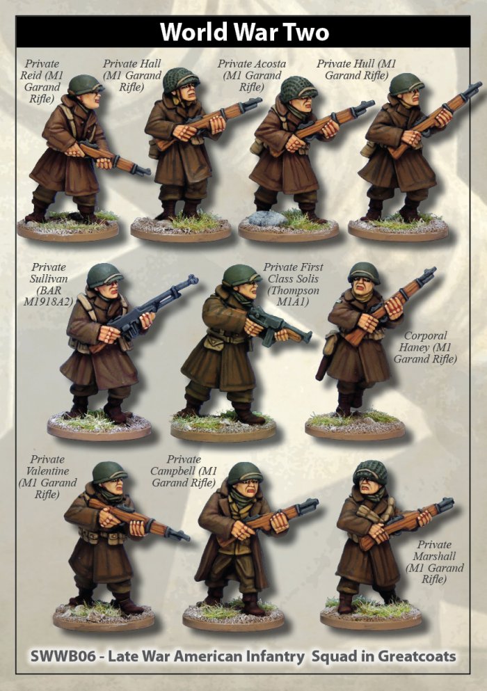 US Infantry Squad in Greatcoats