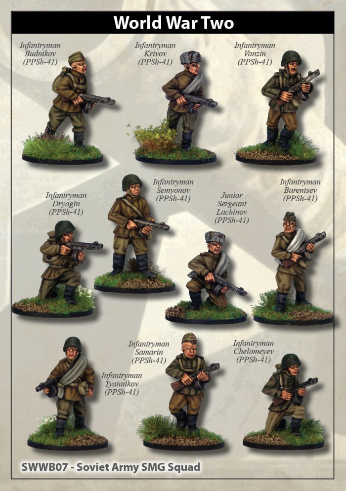 Soviet Army SMG Squad 